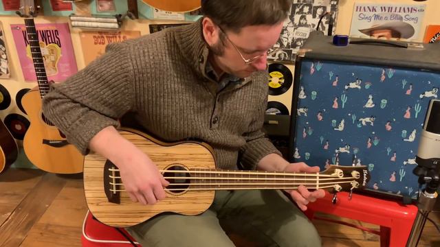 2010s Hadean Acoustic/electric Ukulele Bass (u-bass, Ubass)