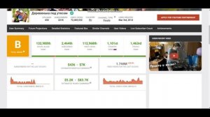 Деревенька под утесом Доход с Ютуб канала. Сколько зарабатывает  на Youtube Деревенька под утесом