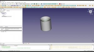 Резьба внутренняя построения в программе FreeCAD, резьба метрическая в программе Freecad