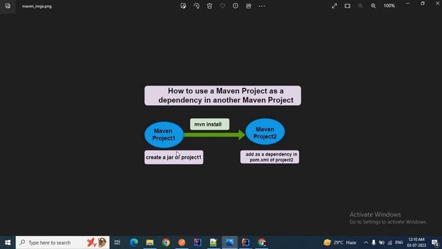 How to Add a Maven Project as a Dependency in another Maven Project | Maven project as a dependenc смотреть онлайн