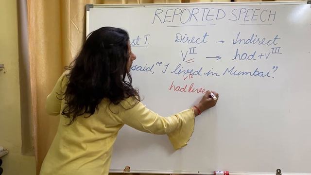 REPORTED SPEECH ||SIMPLE PAST || PART-3 ENGLISH GRAMMAR смотреть онлайн
