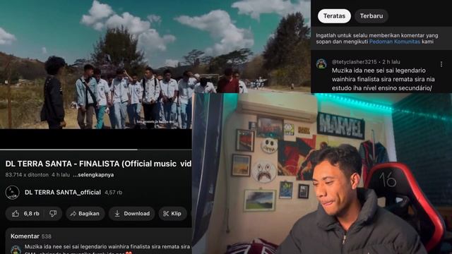 [REACT]DL TERRASANTA -FINALISTA OFFICIAL MUSIK VIDEO BA IMI SIRA FINALISTA 2023 KETA HALUHAN RONA ? смотреть онлайн