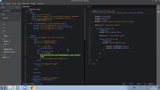 DƏRS-12.0 (HTML-5, CSS-3, SCSS, ANGULAR.JS PROJECT-1.3) смотреть онлайн