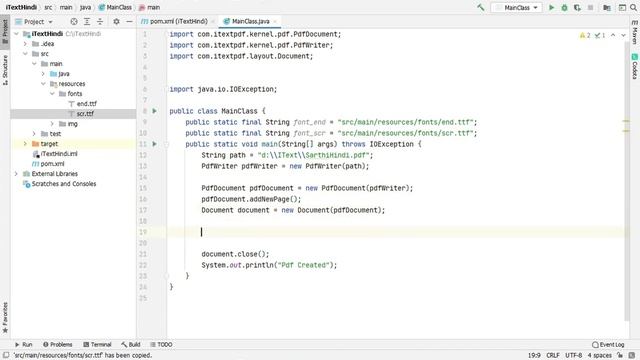 How to Embed font in pdf using itext | iText 7 embed font | itext embed font | iText 7 embedded fon смотреть онлайн