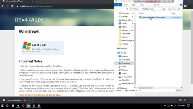 how to download droidcam for windows | Zubaer TheTechDoctor смотреть онлайн