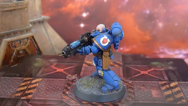 Warhammer 40K - Ultramarines, Sargento Primaris Hellblaster смотреть онлайн