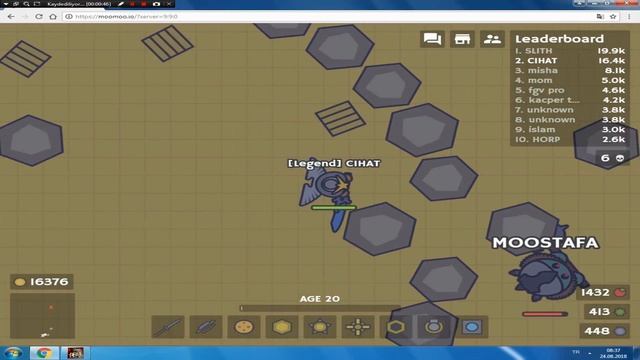 #MooMoo.io En Kalabalık Takım !! [ 1.İnci Oldum ] смотреть онлайн