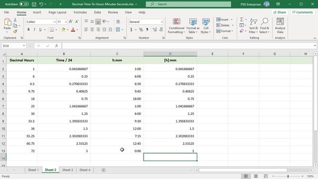 How to Convert Decimal Time to Hours Minutes Seconds in Excel - Office 365 смотреть онлайн