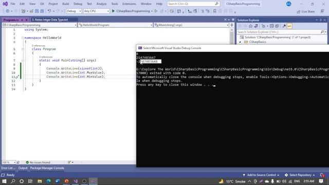 Tutorial #4 | C# Basic Programming | Types in C# | Visual Studio 2022 смотреть онлайн