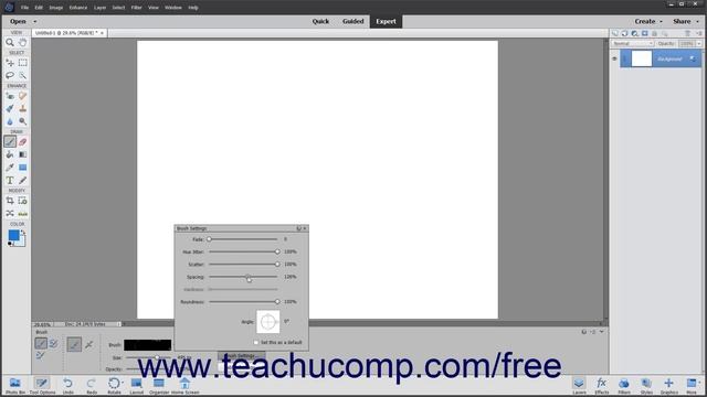 Learn How to Set Shape Dynamics in Adobe Photoshop Elements 2023: A Training Tutorial смотреть онлайн