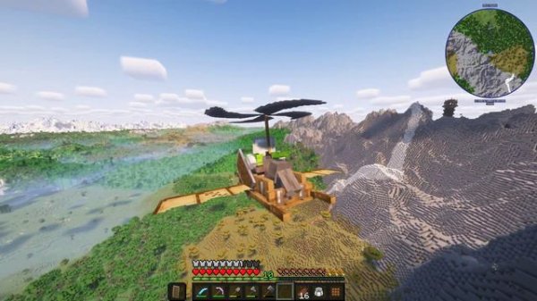 Minecraft Distant Horizons + Iris/Sodium + Complementary Shaders Reimagined + Tectonic