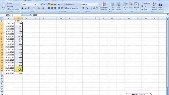 How to easily apply different colors to cells depending on their value? | Excel 2007 смотреть онлайн