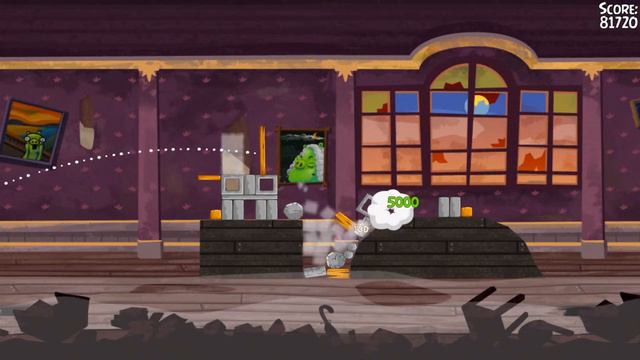 Angry Birds Season - Haunted Hogs - 1-2 | 3 star смотреть онлайн