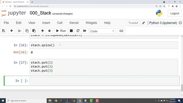 EP03 - Python Stack - Create stack - Using LIFOQueue смотреть онлайн