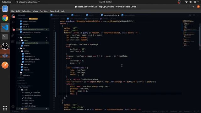 09 - Simple pagination - Hapijs with Typescript & TypeORM | restful API смотреть онлайн