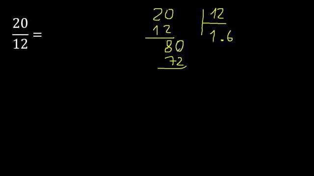 convertir 20/12 a decimal , transformar fracciones a decimales , de fraccion a decimal, como смотреть онлайн