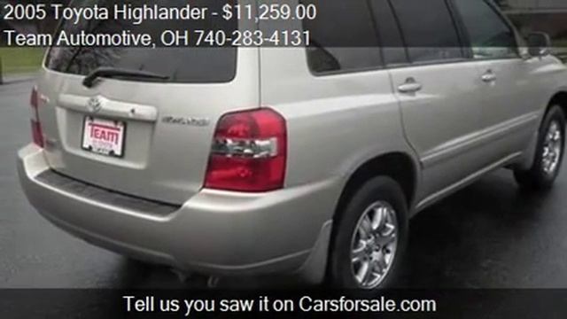 2005 Toyota Highlander for sale in STEUBENVILLE, OH 43952 at смотреть онлайн
