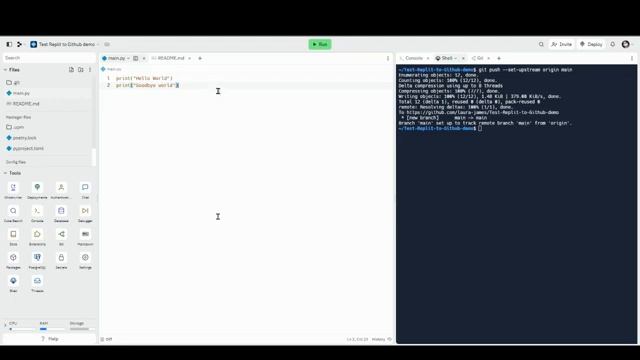 Connect Replit project to GitHub repository смотреть онлайн