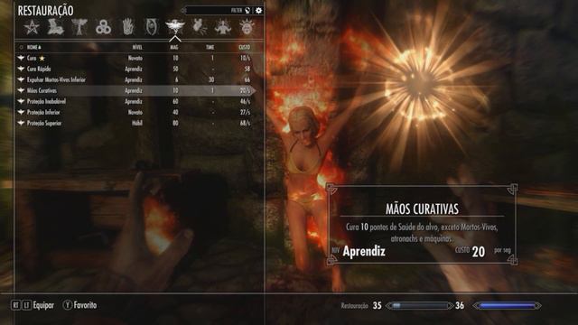 Skyrim: Melhor Dica para Upar Skills !! смотреть онлайн