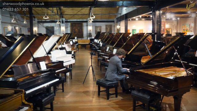 Restored 1888 Steinway & Sons Model B Grand Piano 61399 | Comparison Demonstration Sherwood Phoenix смотреть онлайн