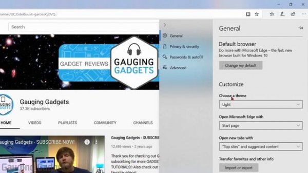 How to turn on Dark Mode or Dark Theme in Microsoft Edge Browser