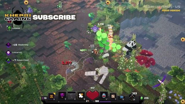 Panda Plateau Walkthrough | Minecraft Dungeons Jungle Awakens SECRET LEVEL Gameplay смотреть онлайн