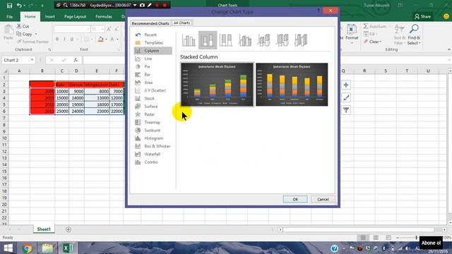 Excel 2016 Bar Chart and Graphic смотреть онлайн