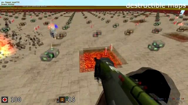 Cube2: Sauerbraten destructible maps and 2D/3D terrain generator смотреть онлайн