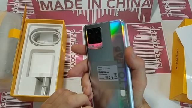 Телефон Realme 8, 6 /128 ГБ, распаковка и небольшой обзор с AliExpress смотреть онлайн