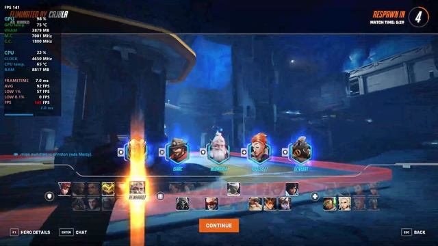 Overwatch 2 | RTX 3060 Ti 8gb - Ryzen 7 5700x | 1440p 2k | Gameplay смотреть онлайн