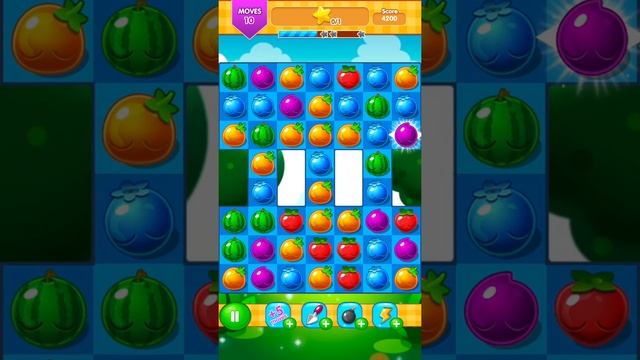 Fruits Link Puzzle Match 3 Game смотреть онлайн