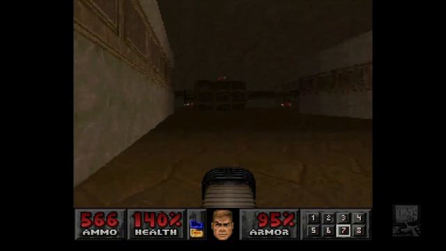 Doom II PS1 - Level 12 (42) The Factory - Ultra Violence - 100% HD 1080P смотреть онлайн