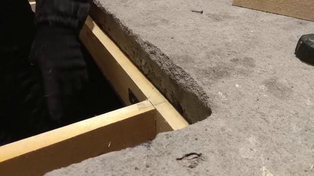 Крышка погреба. На ошибках учимся. Буду переделывать. смотреть онлайн