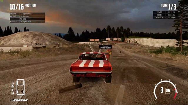 Next Car Game : Wreckfest sunset crash PC gameplay OMEN X 2018 смотреть онлайн