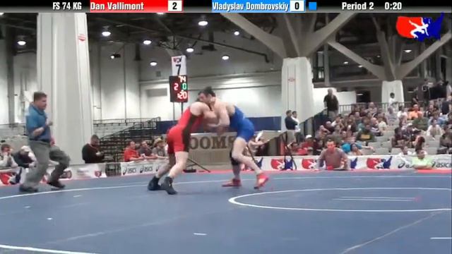 Dan Vallimont vs. Vladyslav Dombrovskiy at 2013 Las Vegas/ASICS U.S. Open смотреть онлайн