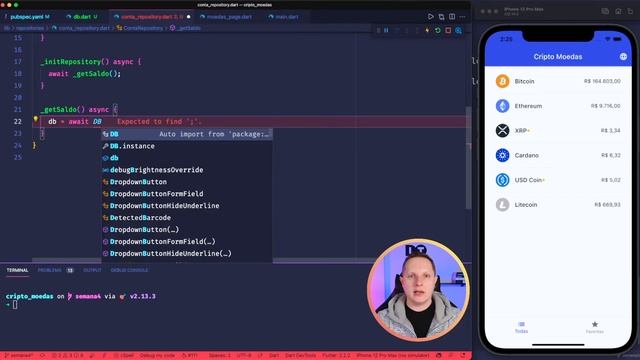 Tutorial SQLite no Flutter - Parte 1 | Curso de Flutter смотреть онлайн