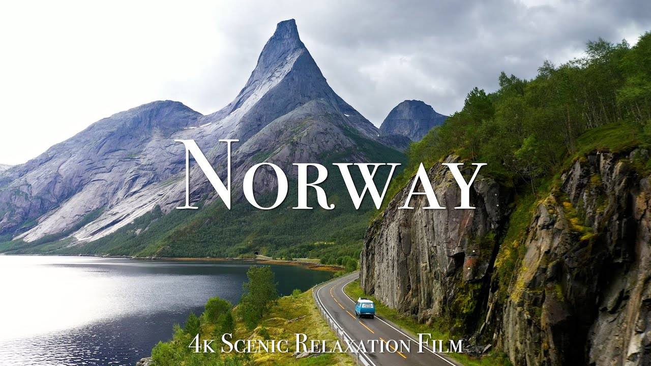 Norway 4K - Scenic Relaxation Film With Calming Music (4K Video Ultra HD TV) смотреть онлайн