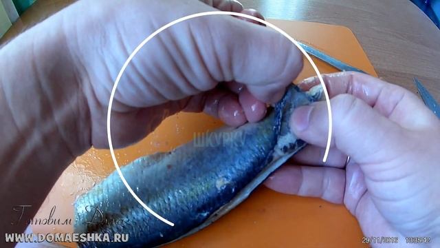 Как почистить селедку на филе без костей? смотреть онлайн
