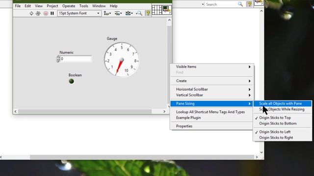 Scaling Front Panel Objects in LabVIEW смотреть онлайн