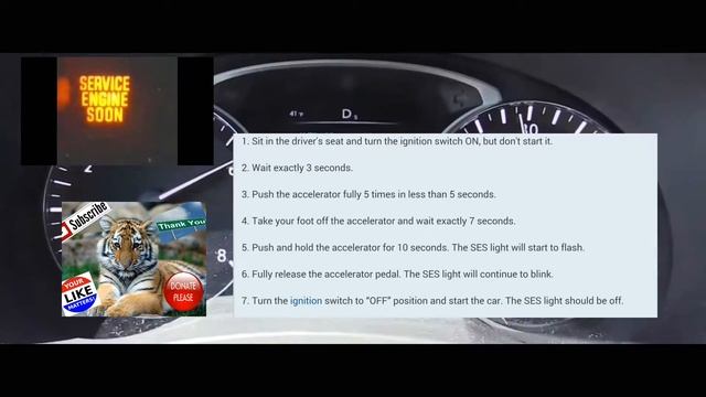 How to reset Service Engine soon Light on a 2014 Nissan Altima..... смотреть онлайн