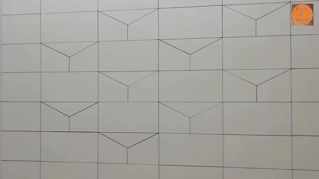 wall colour design | 3D wall painting | how to make a 3D wall design | interior design смотреть онлайн