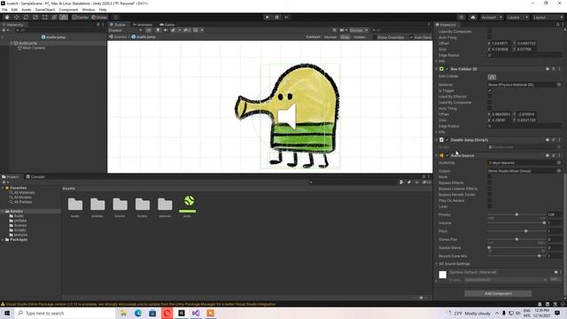 Игра Doodle Jump на Unity за 5 минут смотреть онлайн