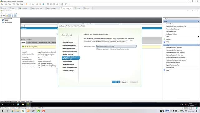 Citrix Workspace app for HTML5 configuration смотреть онлайн