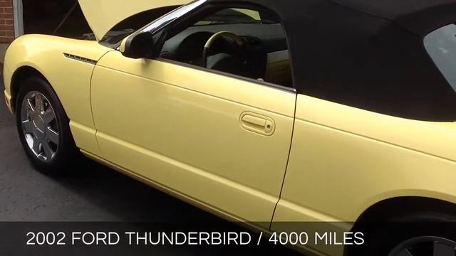 2002 FORD THUNDERBIRD w/ 7000 MILES смотреть онлайн