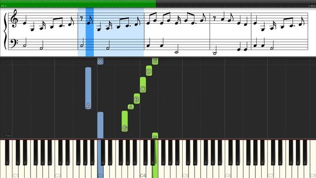 Lesley Gore - Sunshine Lollipops And Rainbows - Easy Piano Tutorial смотреть онлайн