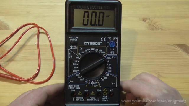Обзор мультиметра DT890B+(1-я часть) смотреть онлайн