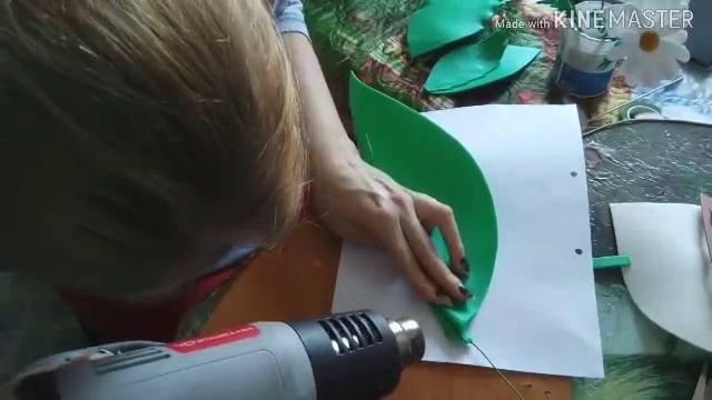 Крепление проволки к листу и шаблоны ажурных листочков. смотреть онлайн