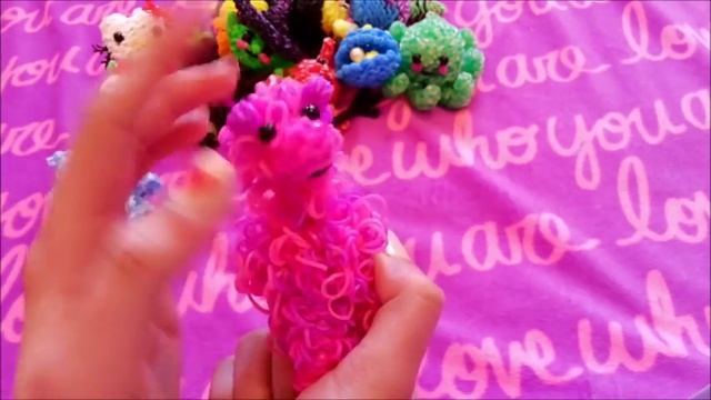 Мои фигурки из резинок ❤Rainbow Loom Charms