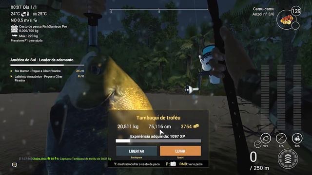 AMÉRICA DO SUL LEADER ELÉTRICO MEGA PIRANHA MONSTRO FISHING PLANET смотреть онлайн