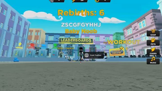 сделал 6 перерождение в Strongman Simulator!ROBLOX смотреть онлайн